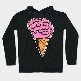 Brain flavored ice cream Hoodie